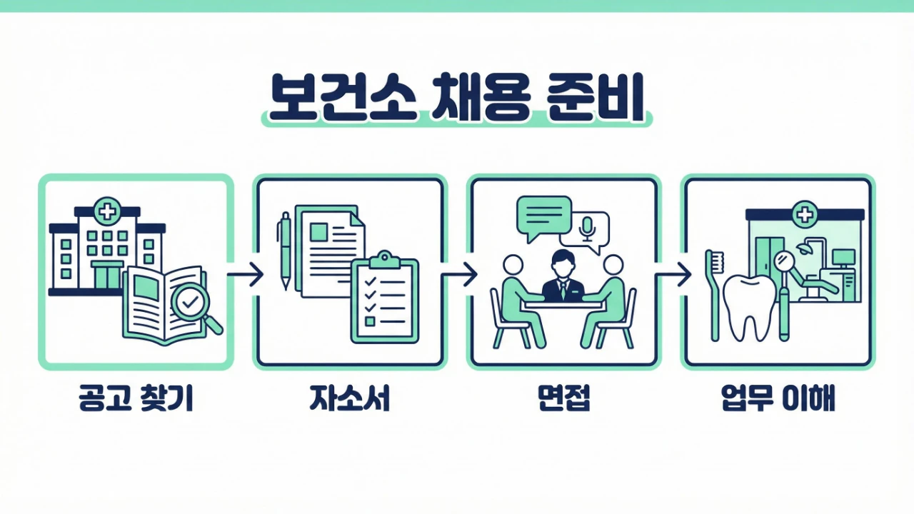 보건소 채용 준비 공고 찾기 자소서 면접 업무 이해 보조이미지