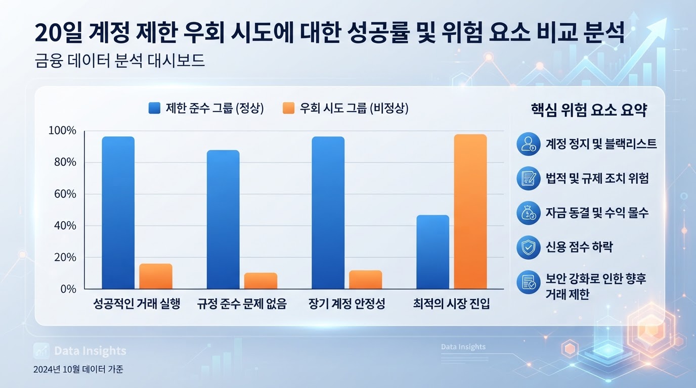 비대면 계좌 개설 20일 제한 회피 시 승률과 주요 리스크 요소