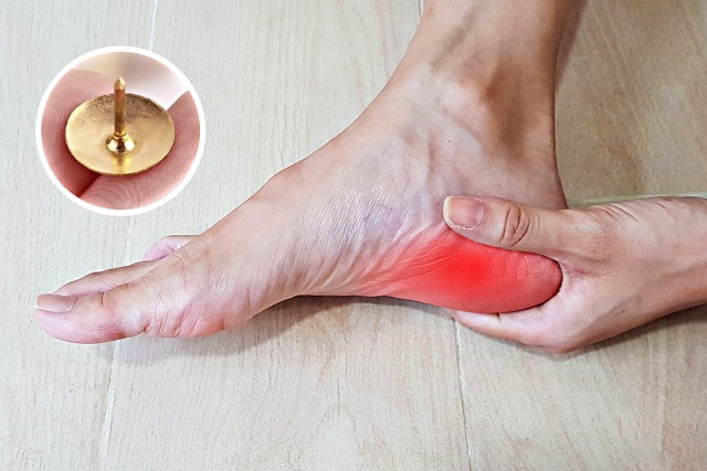 발바닥 뒤꿈치 통증 찌릿찌릿 족저근막염 증상,발바닥 아플때 하는 운동