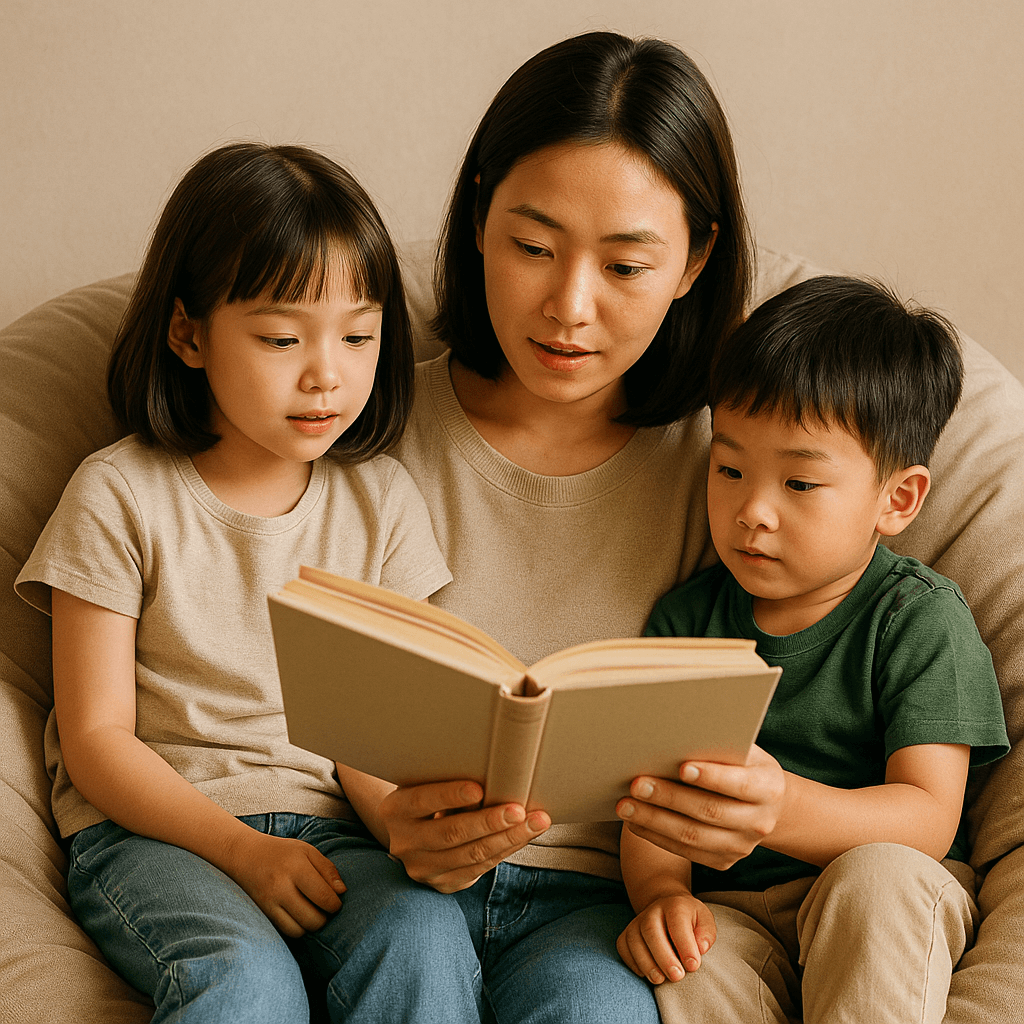 공부머리 독서법 실천, 책 읽어주는 엄마