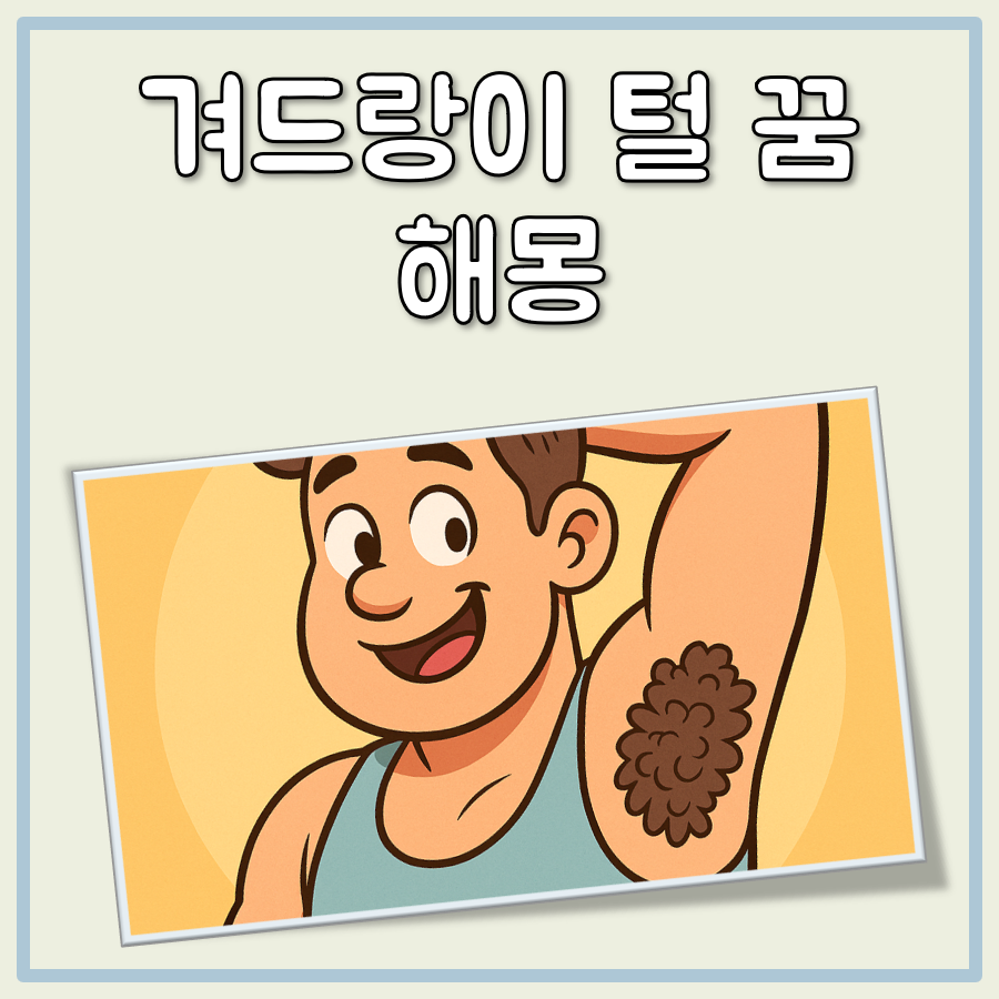 겨드랑이 털 꿈 해몽