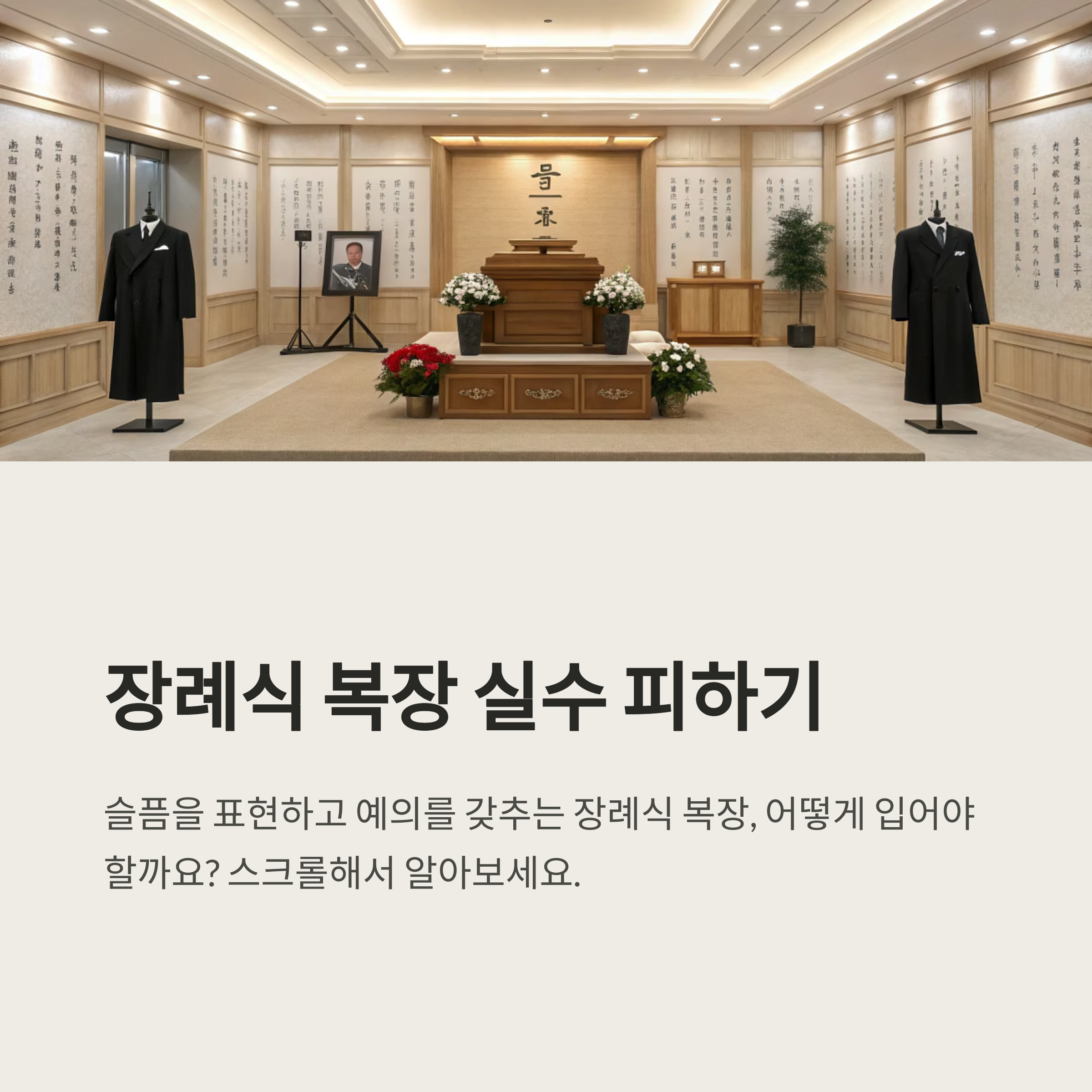 장례식장 복장 잘못 입는 경우 피하기