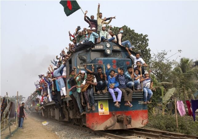 방글라데시-기차