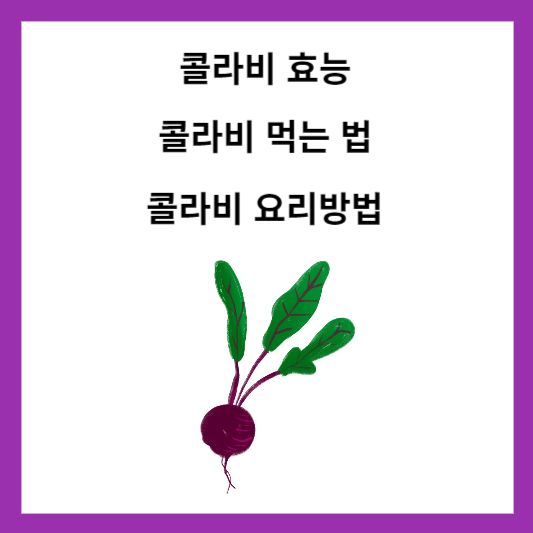 콜라비 효능