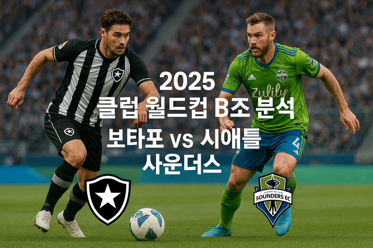 2025 클럽 월드컵 B조 보타포구 vs 시애틀 사운더스 분석