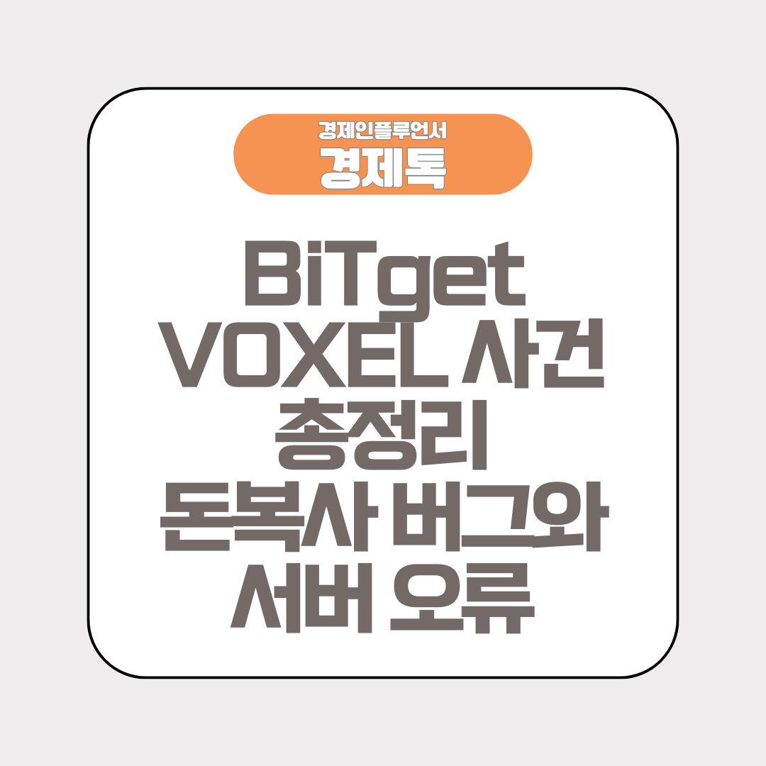 BiTget VOXEL 사건 총정리 돈복사 버그와 서버 오류