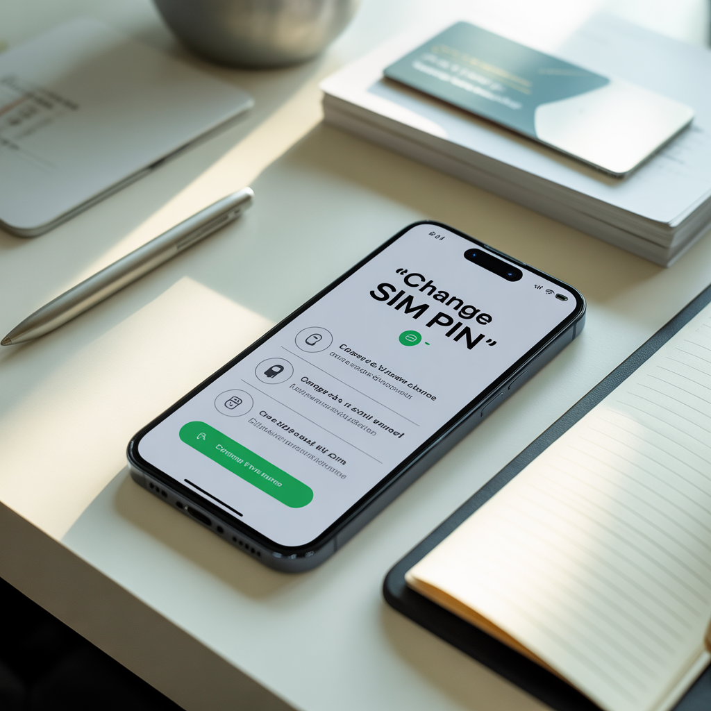 유심 핀번호 쉽게 변경하는 법