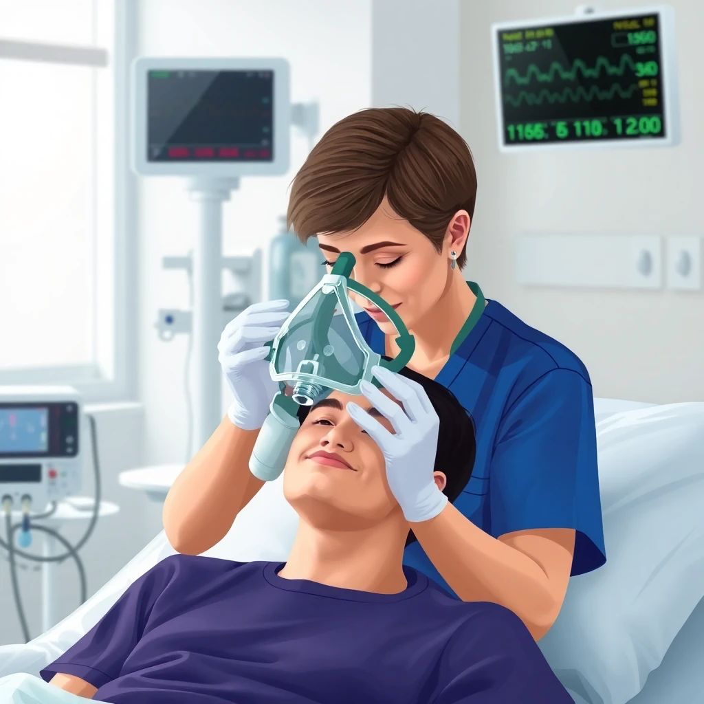 Applying a Partial Rebreathing Mask for Oxygen Therapy