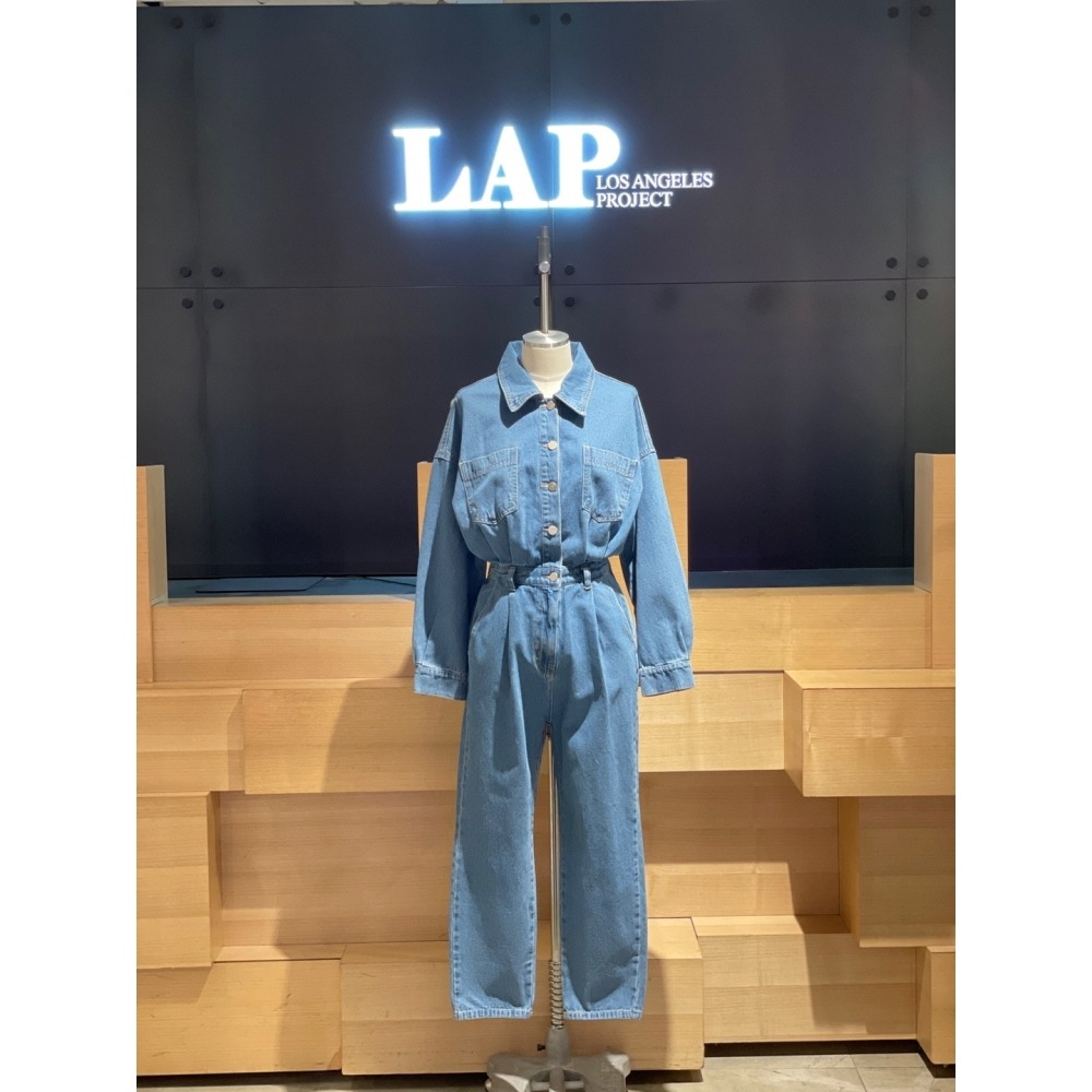 랩 LAP 데님 점프수트 AN1DO262