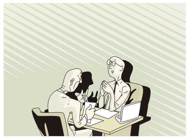 신입 1년차 연봉협상 일러스트