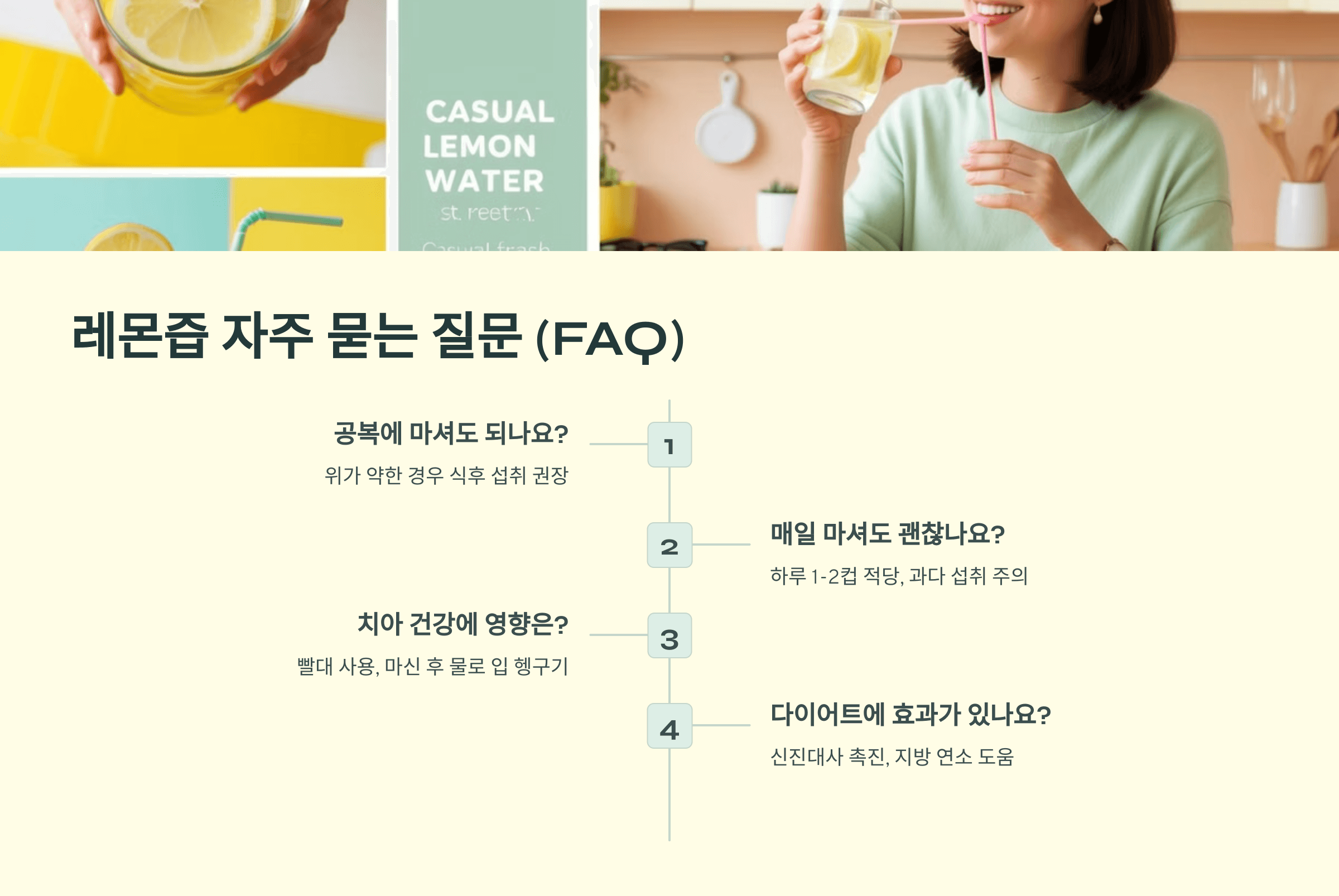 레몬즙 사진입니다.