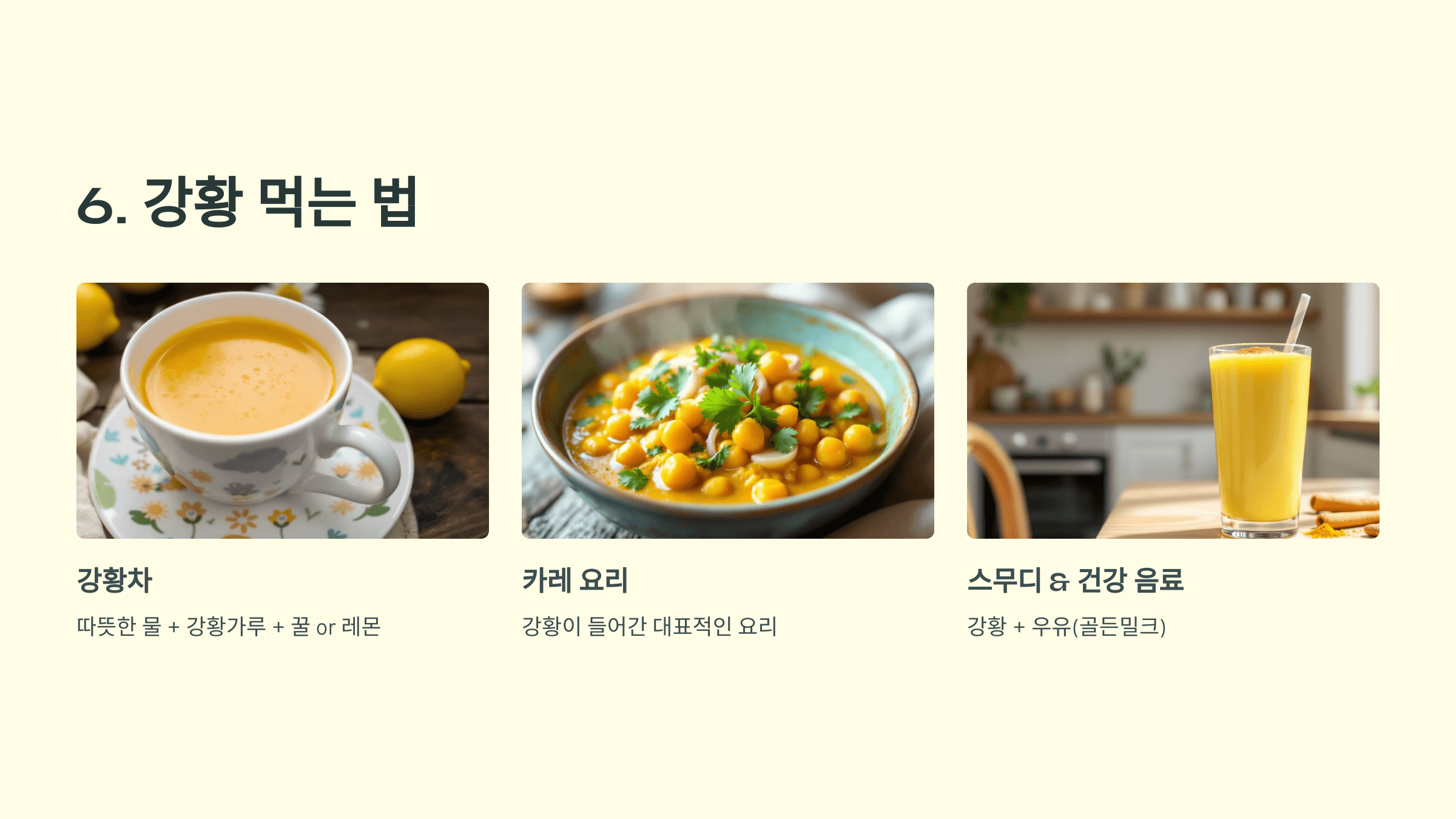 강황 사진입니다.