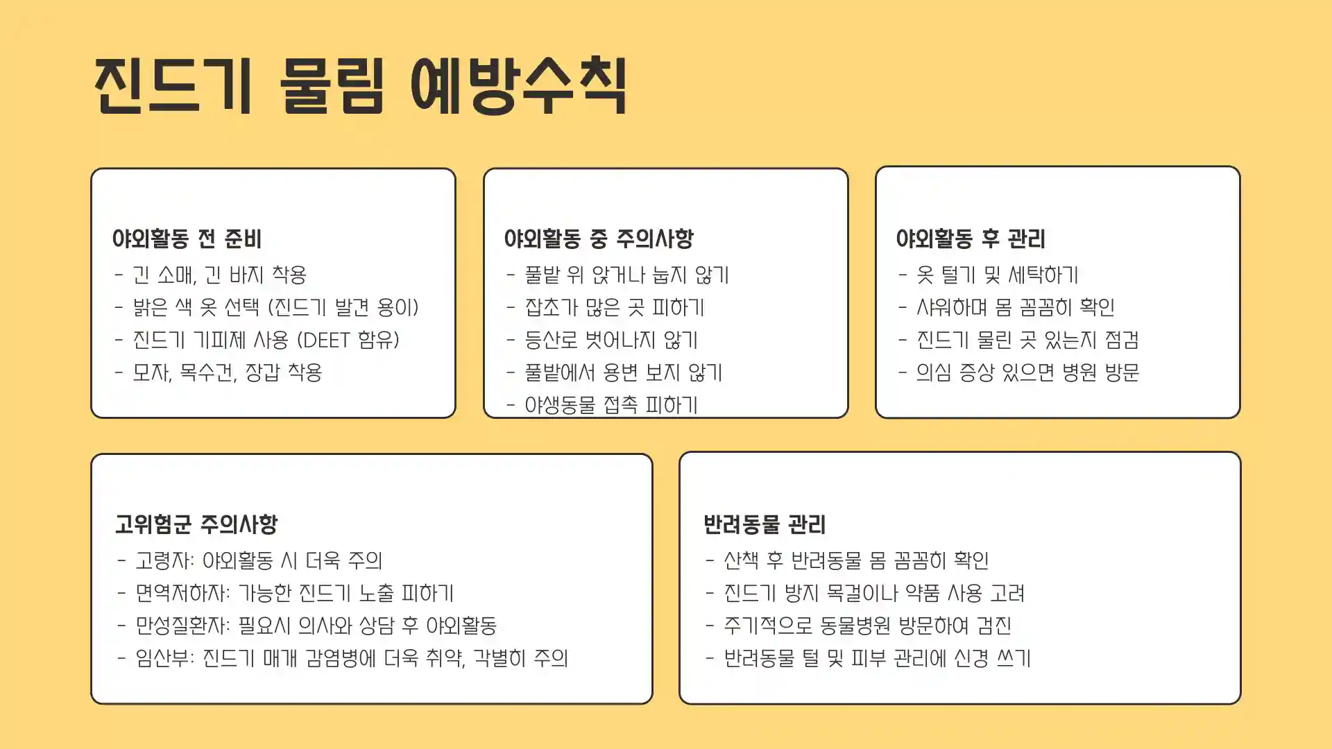 진드기 물린 후 증상