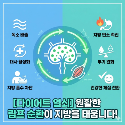 지방 연소의 숨은 통로: '림프 순환'이 다이어트 속도를 결정하는 이유