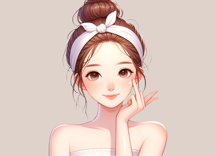 건강한-피부를-가진-여성