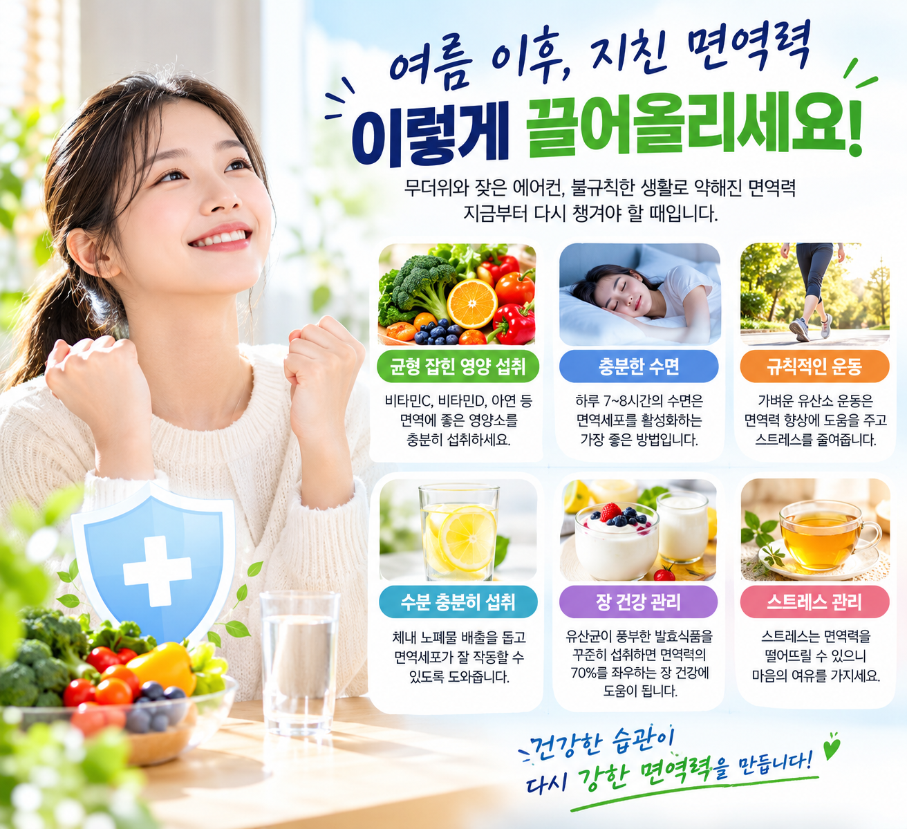 여름이후 면역력 회복