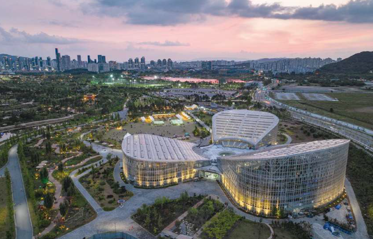 국립세종수목원 봄꽃 축제 장소 축제마당 (출처: 세종시청 홈페이지)