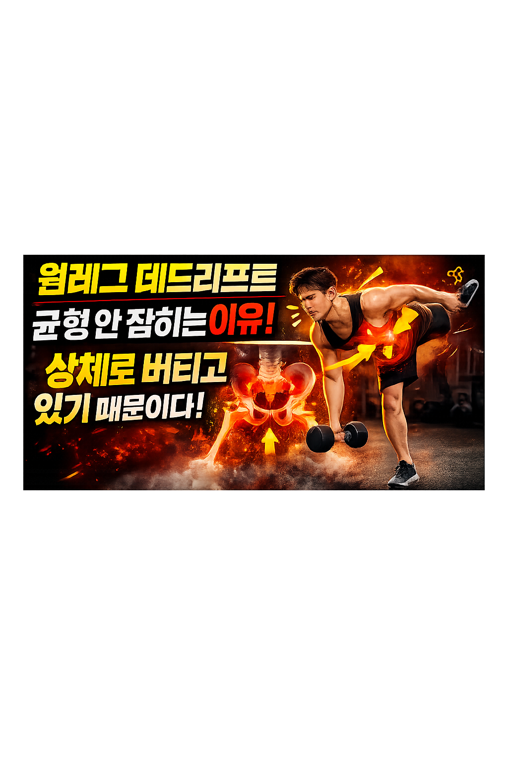 원레그 데드리프트 균형 안 잡히는 이유