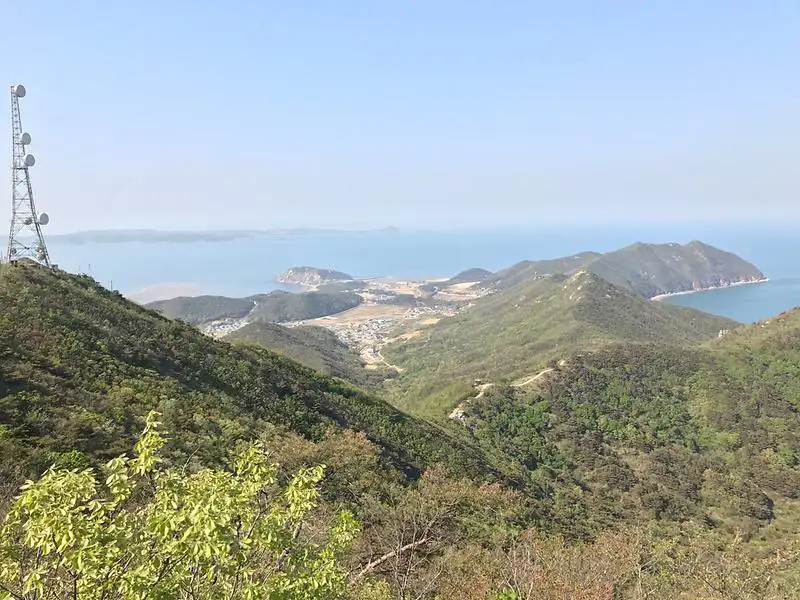 대청도 삼각산 전경