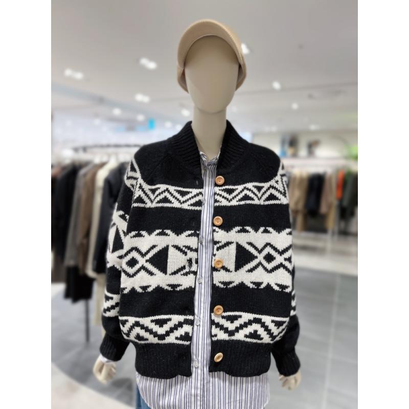 톰보이 노르딕 베이스볼 카라가디건 9102451922