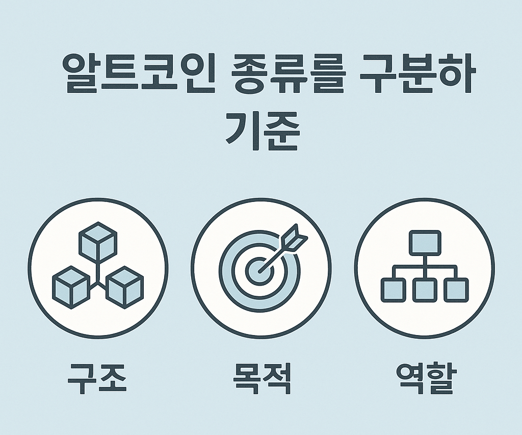알트코인 종류를 구분하는 기준