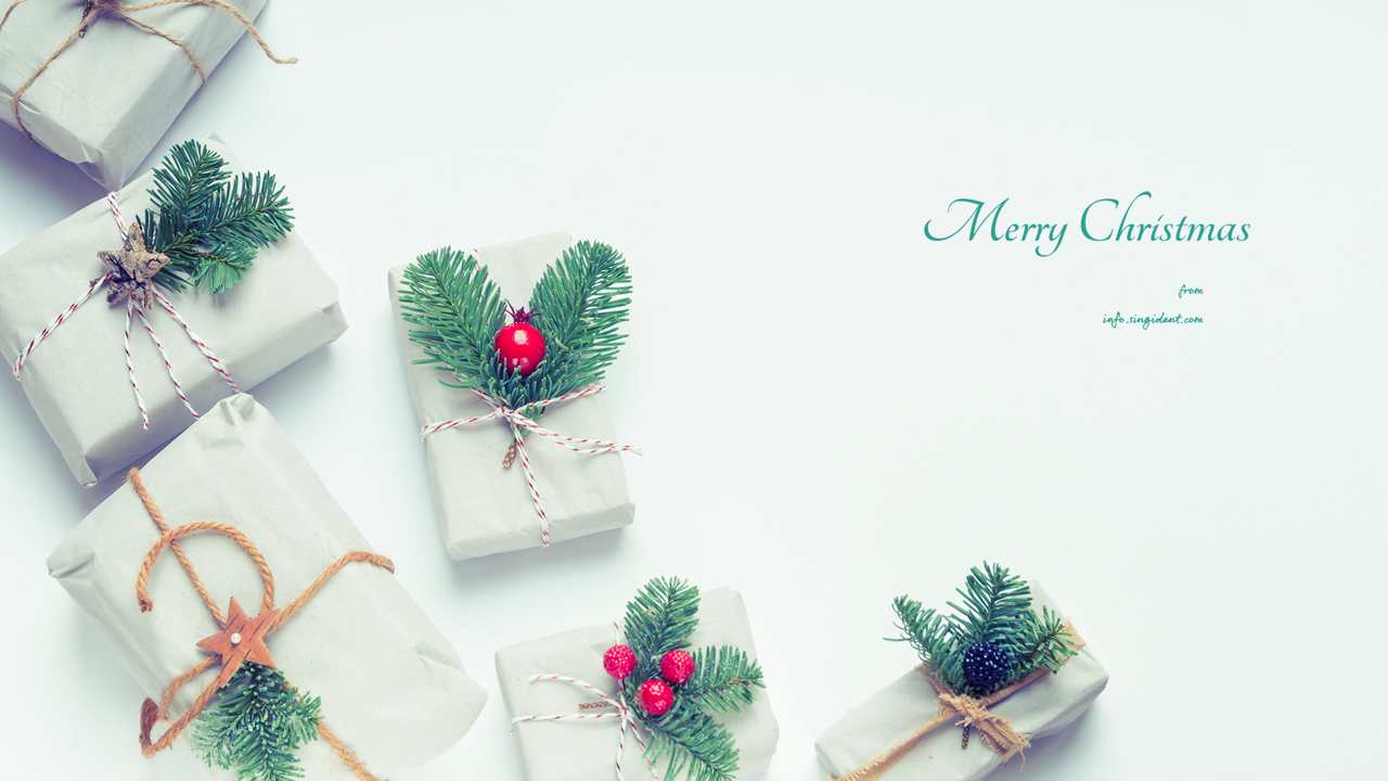 02 크리스마스 선물 C - Merry Christmas 크리스마스배경화면