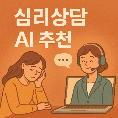 심리상담 AI 추천! 나에게 맞는 상담사