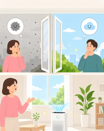 미세먼지 나쁠 때 환기 기준 설명11