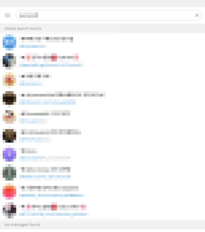 텔레그램 채널 검색