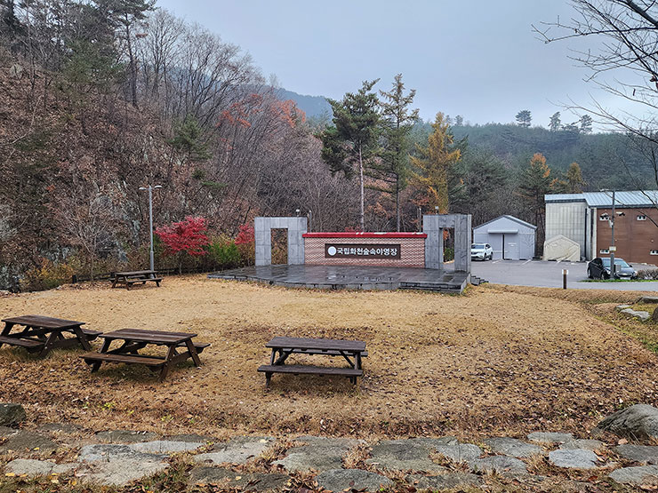 강원도 국립 화천숲속야영장 소개