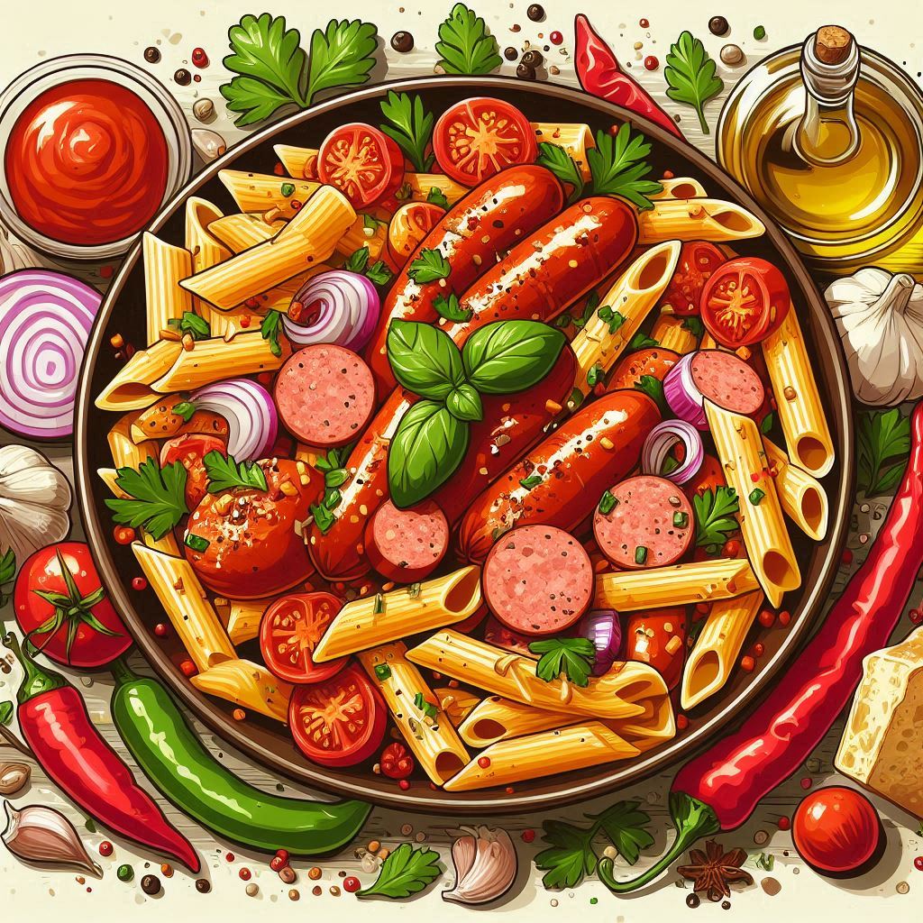 스파이시 소시지 파스타