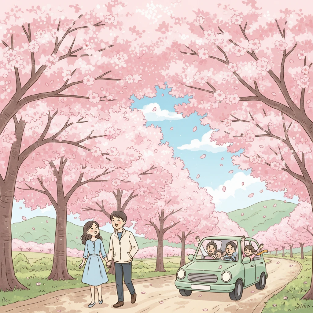 2026년 문경 벚꽃 개화 일자와 지..