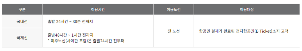 아시아나항공 모바일 체크인 및 온라인 체크인 이용 방법