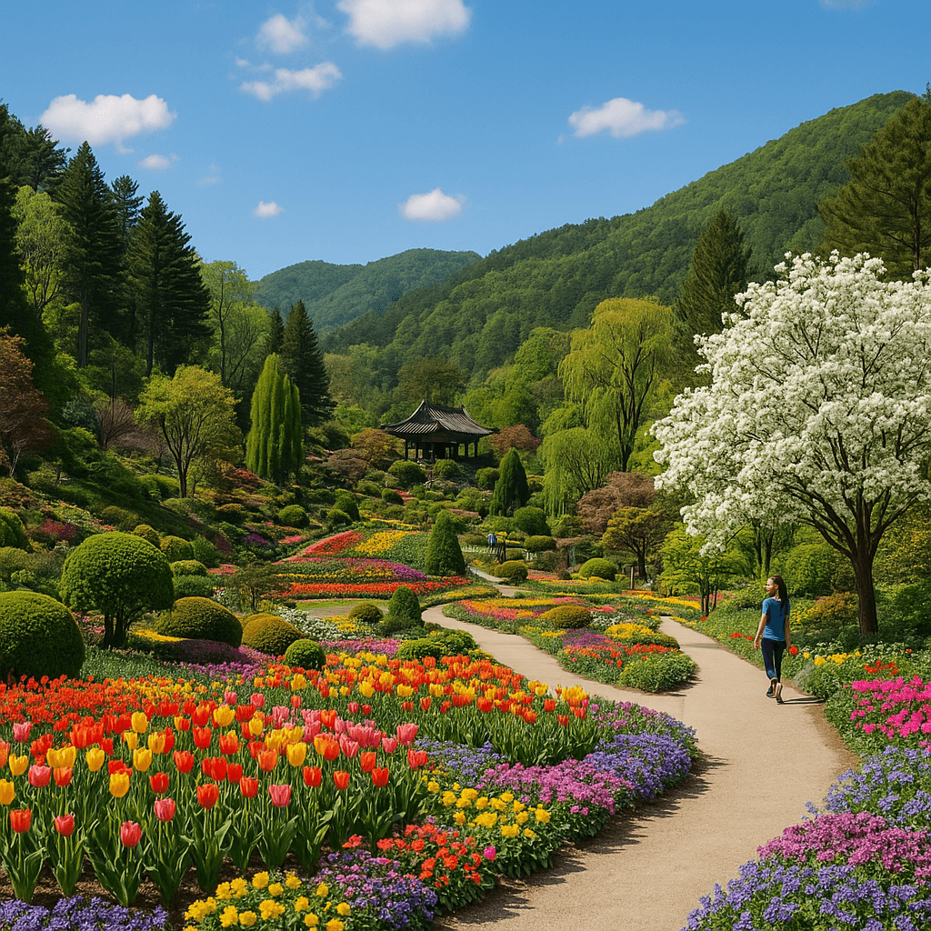 가평 아침고요수목원 여행, 자연이 들려주는 사계절의 향연