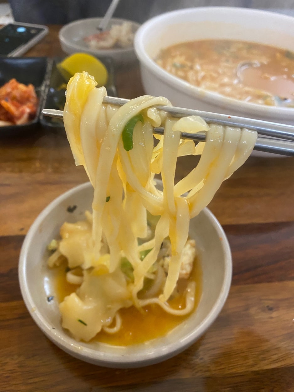 칼국수 면발