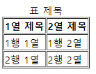 그림 12. 표 만들기