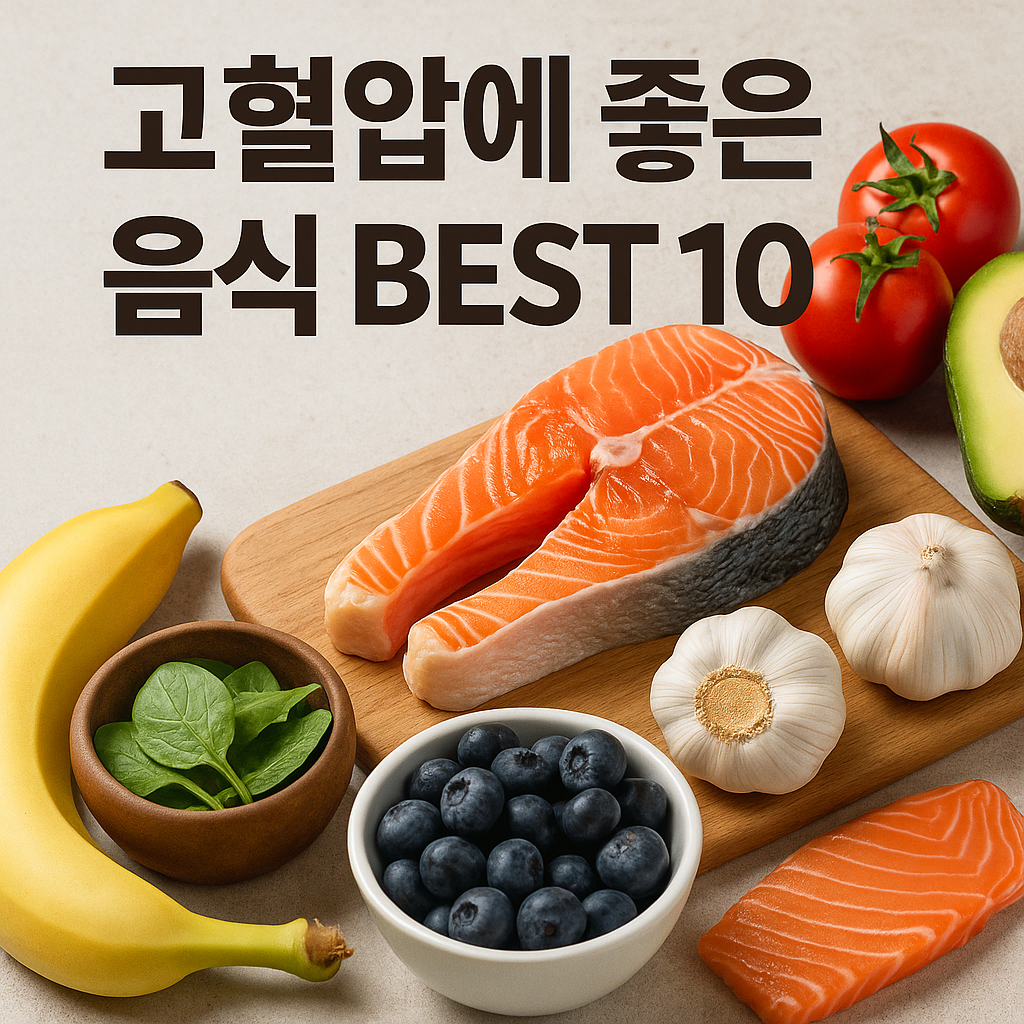 고혈압에 좋은 음식 BEST 10