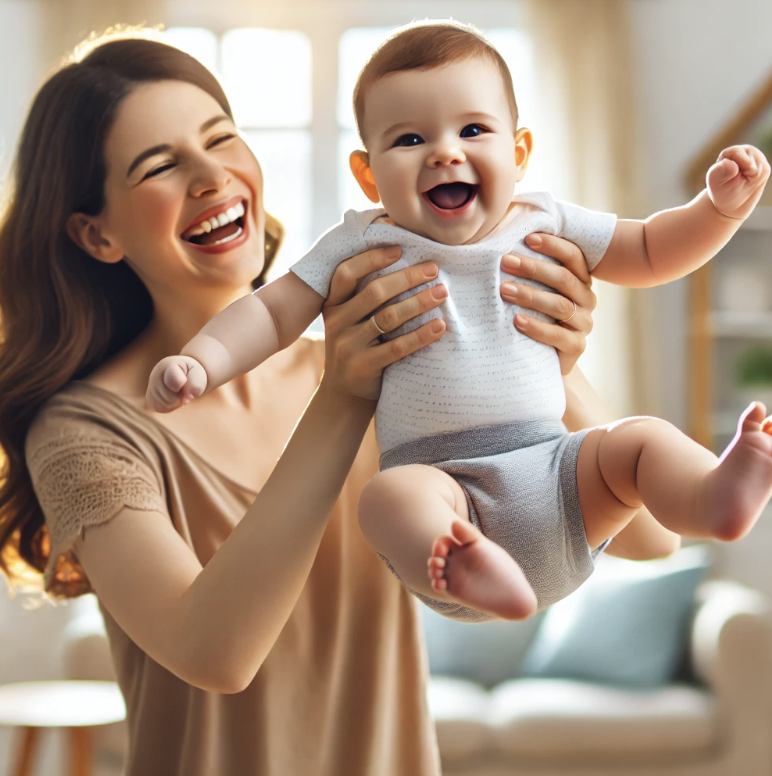 아기와 전업맘 이미지