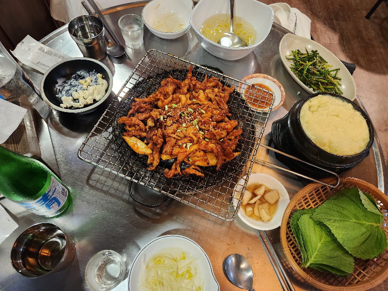 숯불꼼닭발