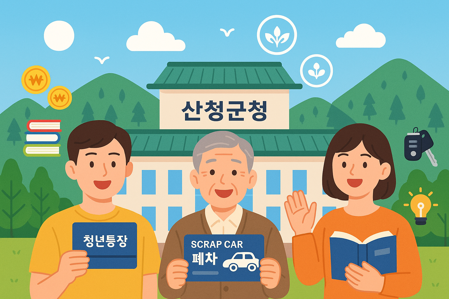 2025년 7월 경상남도 산청군 지원금 총정리 : 조기폐차·평생교육·청년통장까지
