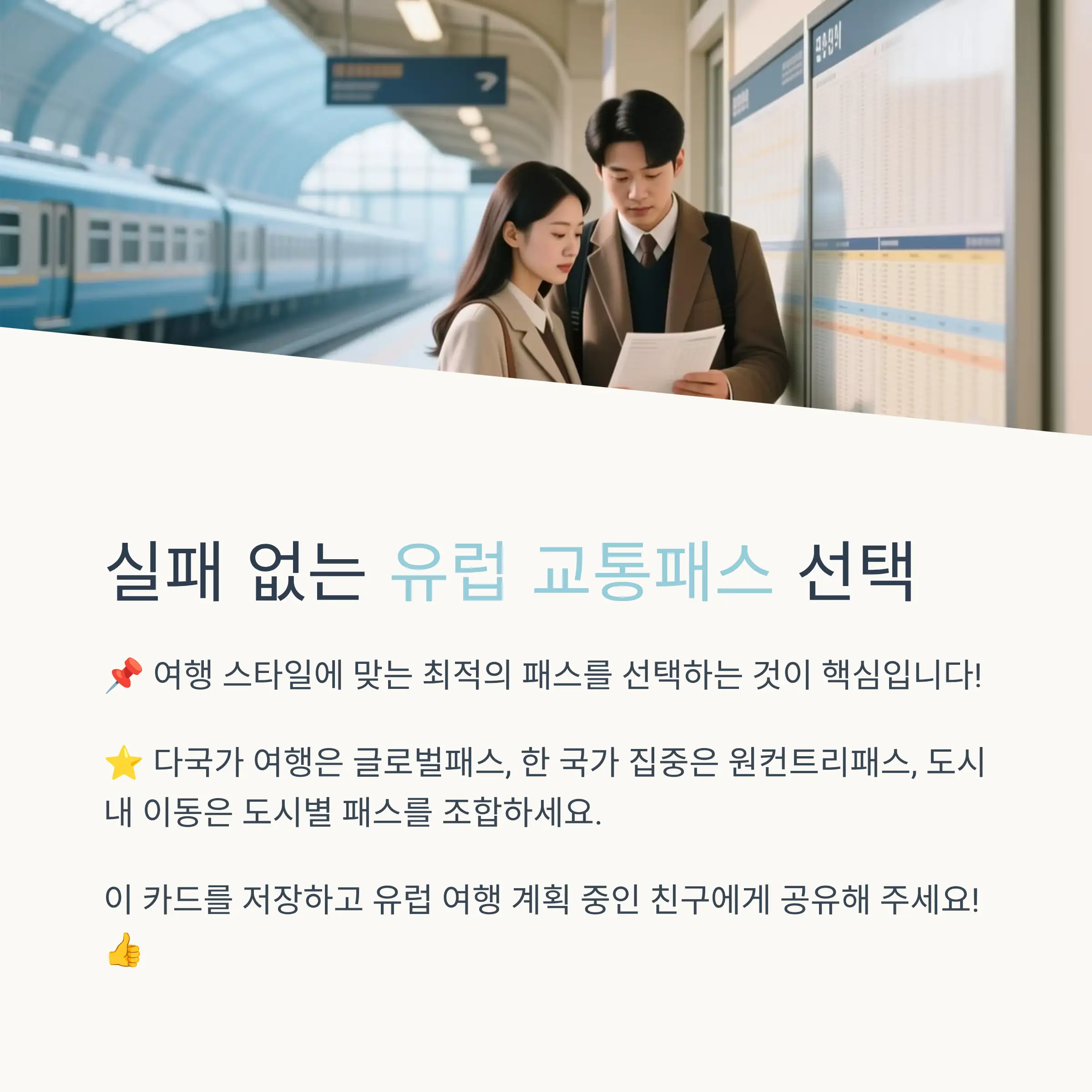 주요 도시별 교통패스 완벽정리