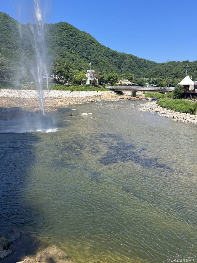 매바위 인공폭포