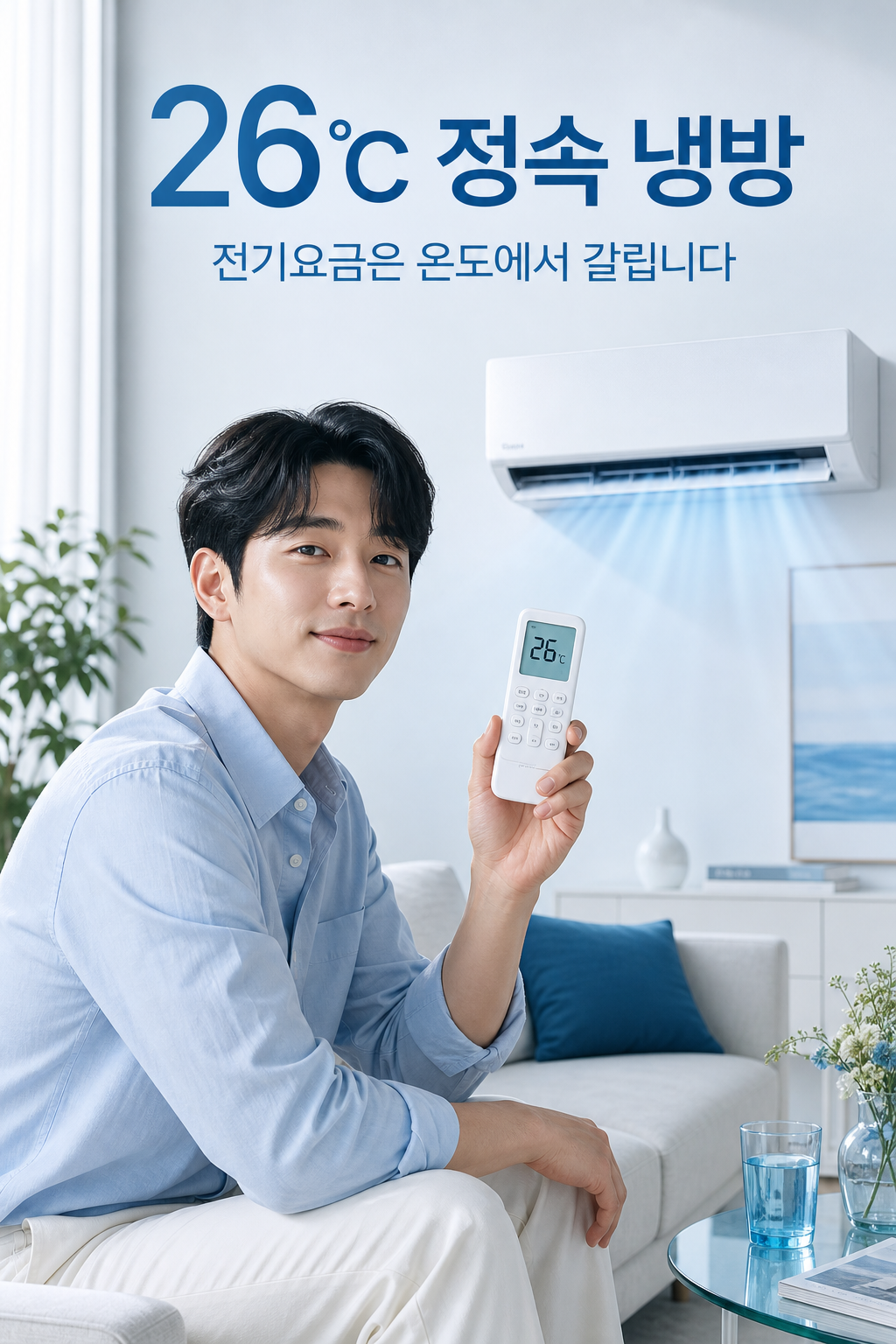26도 정속 냉방 전기요금 온도 이미지