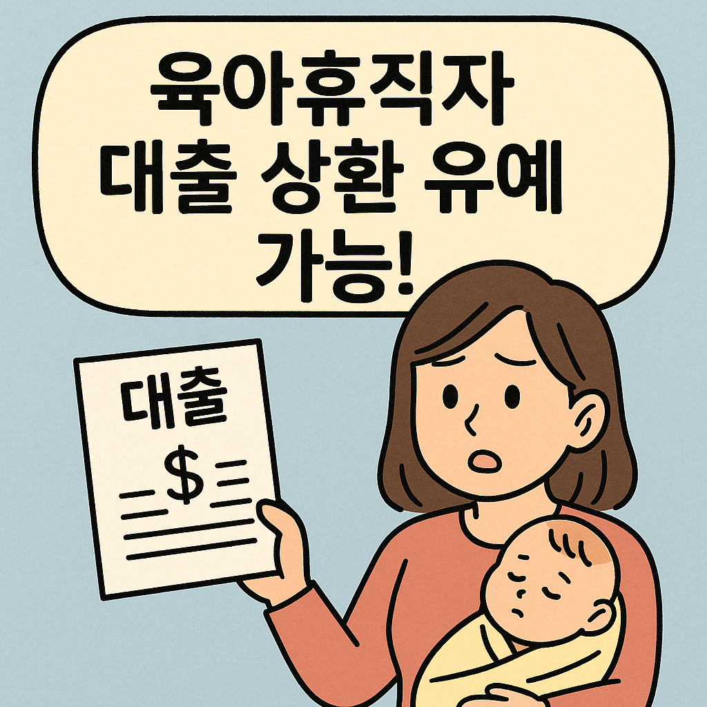 육아휴직자 대출 상환 유예