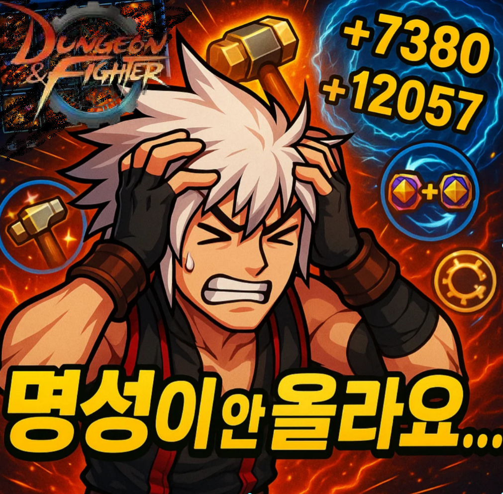 “명성이 안 올라요…” 던파 복귀유저가 반드시 알아야 할 명성업 팁