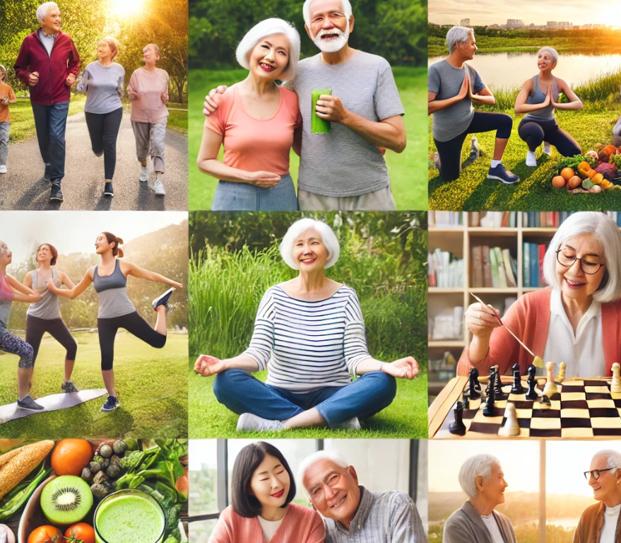 100세 시대 건강한 노후 관리