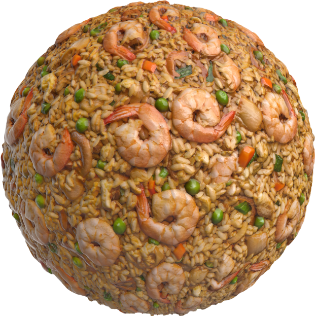 Shrimp fried rice pbr texture .sbsar