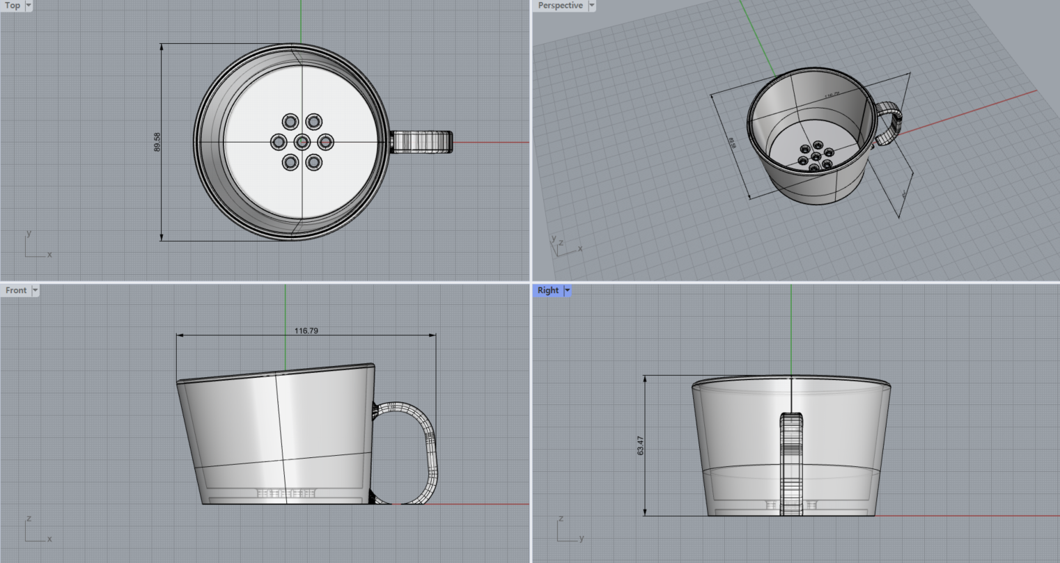 [3D프린터용 .stl파일 다운로드] 다육이 미니 화분