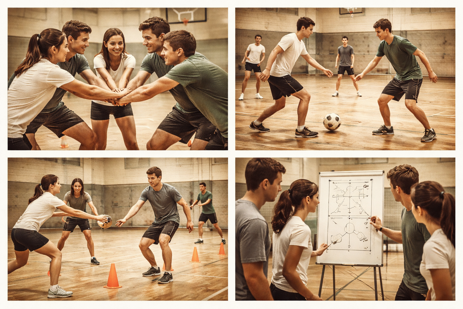 팀 스포츠 협력 훈련