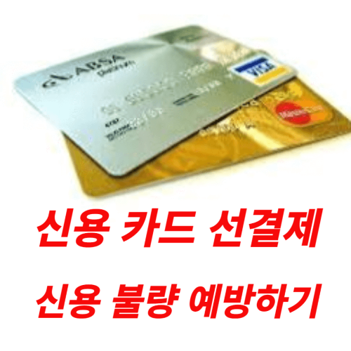신용카드 선결제